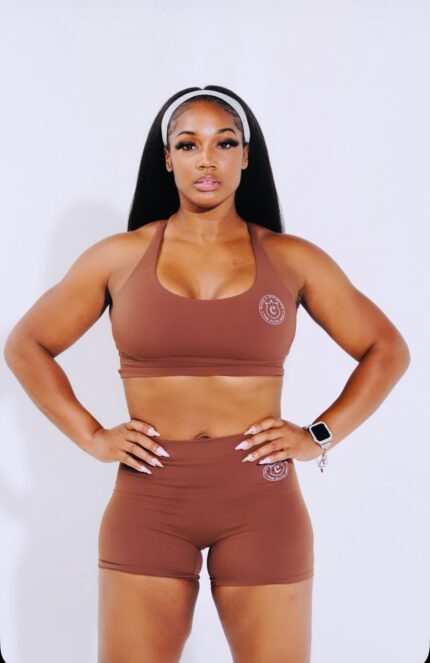 Women 2 Piece Brown