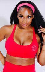 Women 2 Piece Shorts Red